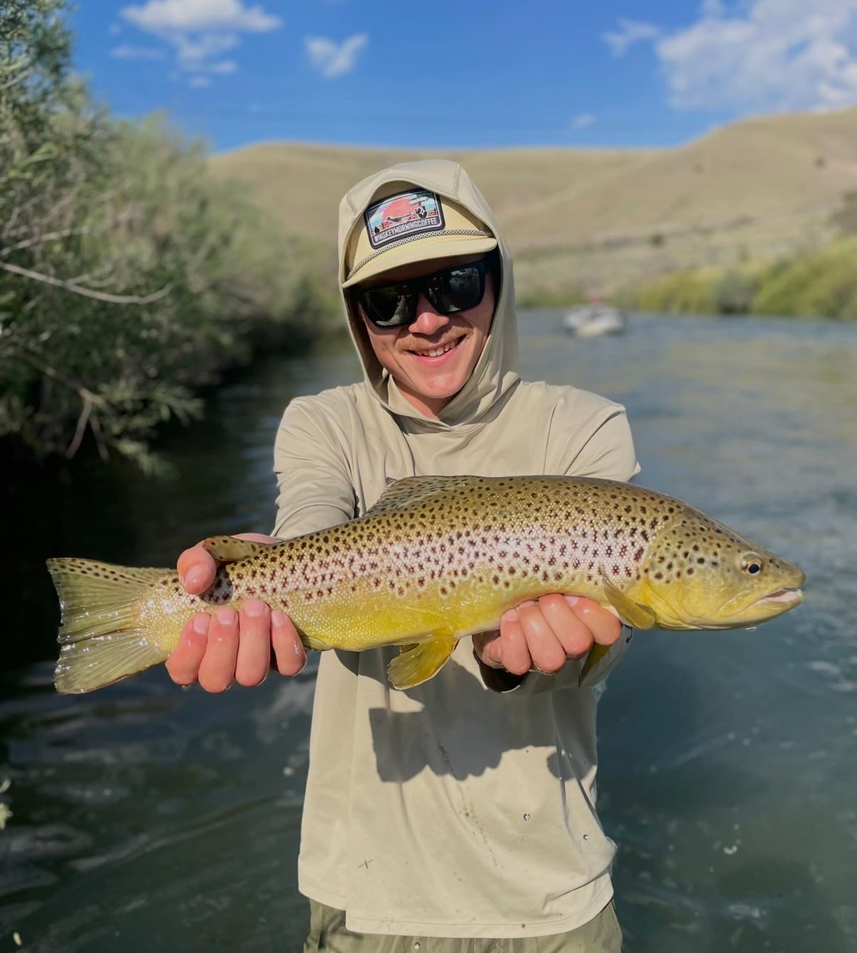 Noah Wilson, fly fishing guide at Frontier Anglers